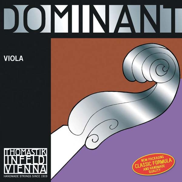 Dominant 12"-13.5" Viola G String - Silver/Perlon: Medium