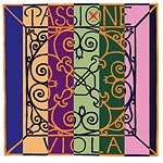 Passione Viola A String - chromesteel/steel: ball end - medium