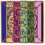 Passione Viola A String - chromesteel/steel: ball end -stark/thick