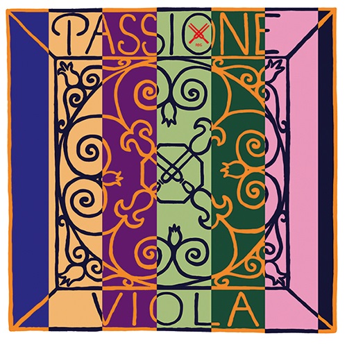 Passione Viola A String - chromesteel/steel: ball end -stark/thick