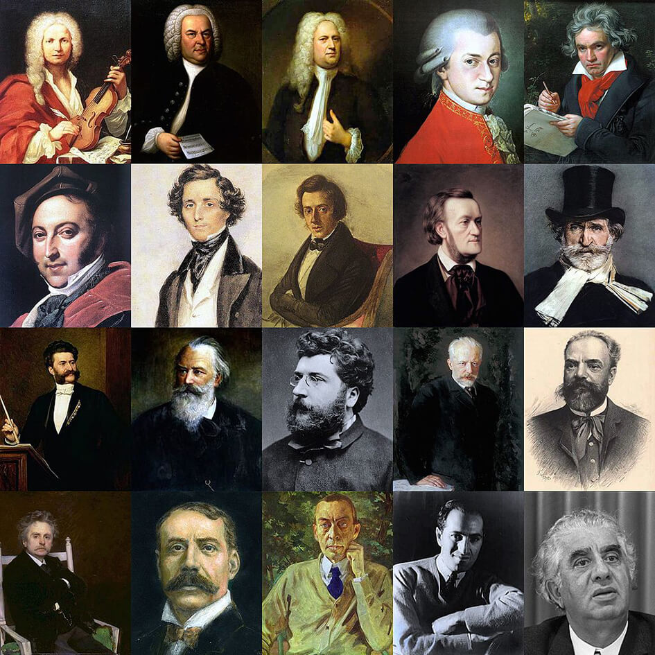 Twenty Famous Composers