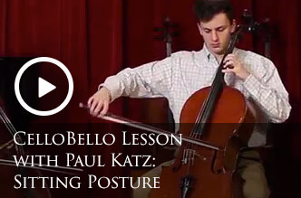 CelloBello Lesson with Paul Katz: Sitting Posture