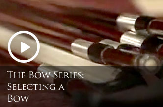 Selecting a String Instrument Bow